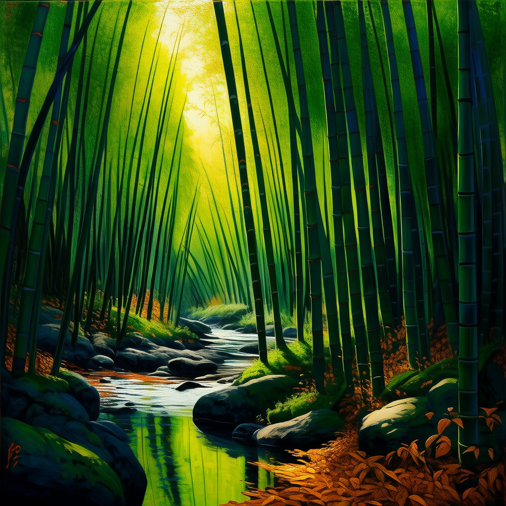 油画风 AI 头像样例